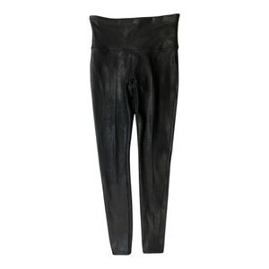 SPANX Black Shiny Leggings